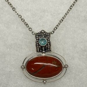 Bloodstone necklace